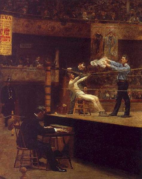 Thomas Eakins Between Rounds China oil painting art